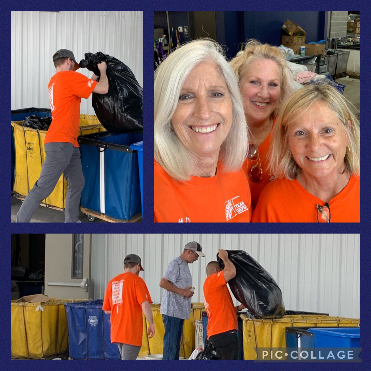 Southlake doing what they enjoy the most - volunteering at GRACE!  Today we assisted at the Donation Station in Grapevine. So rewarding to “Give Back”! #teamdepot