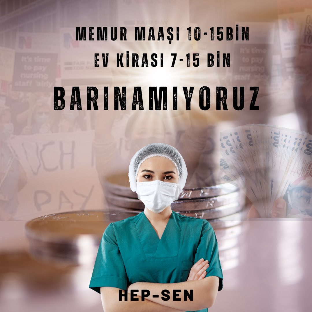 Memur Maaşı 10-15 bin.
Ev kirası 7-15 bin. 
Barınamıyoruz

#MemurHakkınıAlamıyor