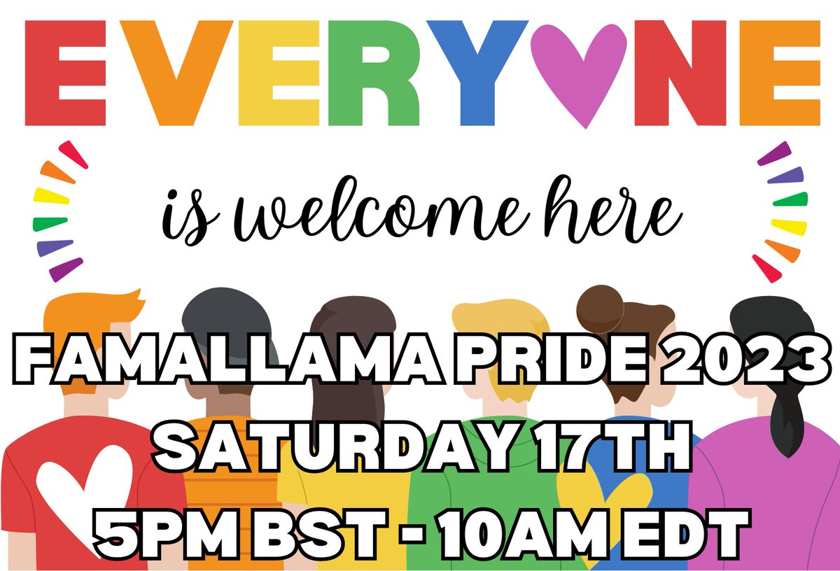 This is your midweek reminder that our Pride event is happening this coming Saturday! We will be taking group screenshots so get your best party skins at the ready! #Pride2023 #minecraftevents #inclusionmatters #everyoneiswelcomehere