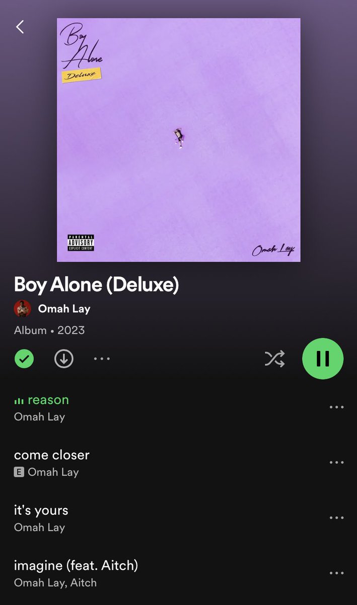🚨: OMAH LAY “BOY ALONE” DELUXE IS OUT NOW! 🚀💜