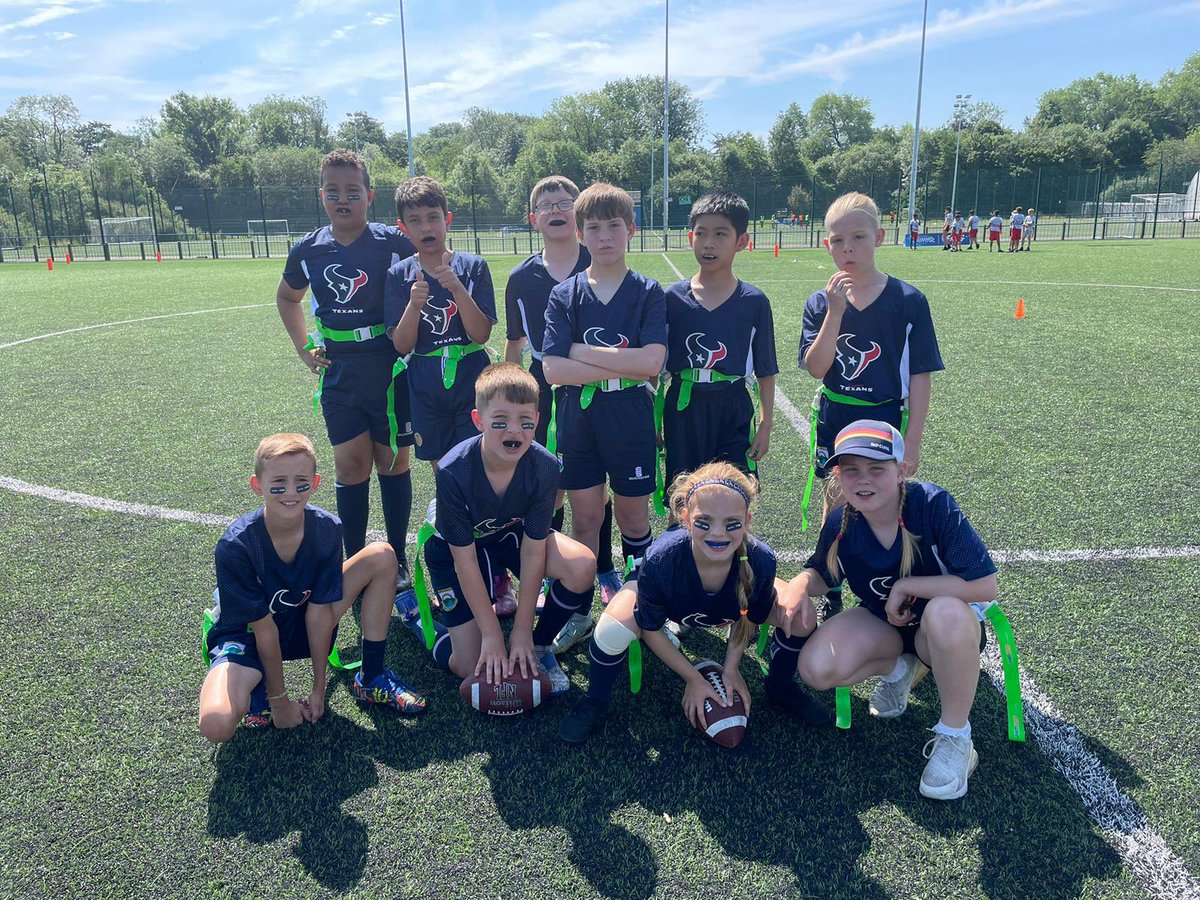 So proud of our NFL team representing Burnley at the regional finals. Our own Burnley player and teacher @oliviawilson_5 choose for our team to play in the Houstan Texans shirt after Burnley’s @JJWatt. 🏈🏈🏈