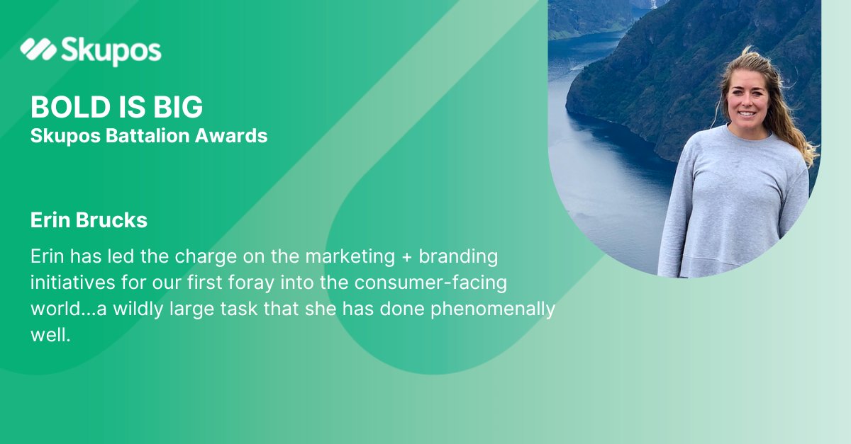 Exciting opportunities coming to retail stores soon thanks to Erin's big efforts! 

This consumer initiative is going to make a huge splash, hooray, Erin!