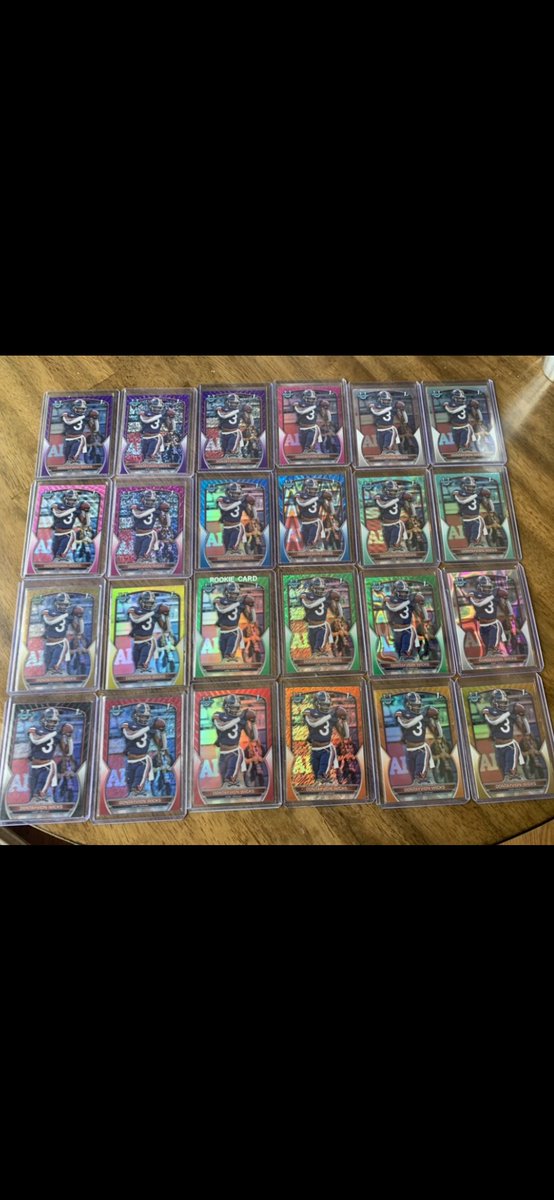 RogerFord03's tweet photo. Dontayvion Wicks rainbow complete. https://t.co/mqKWlPFjVV