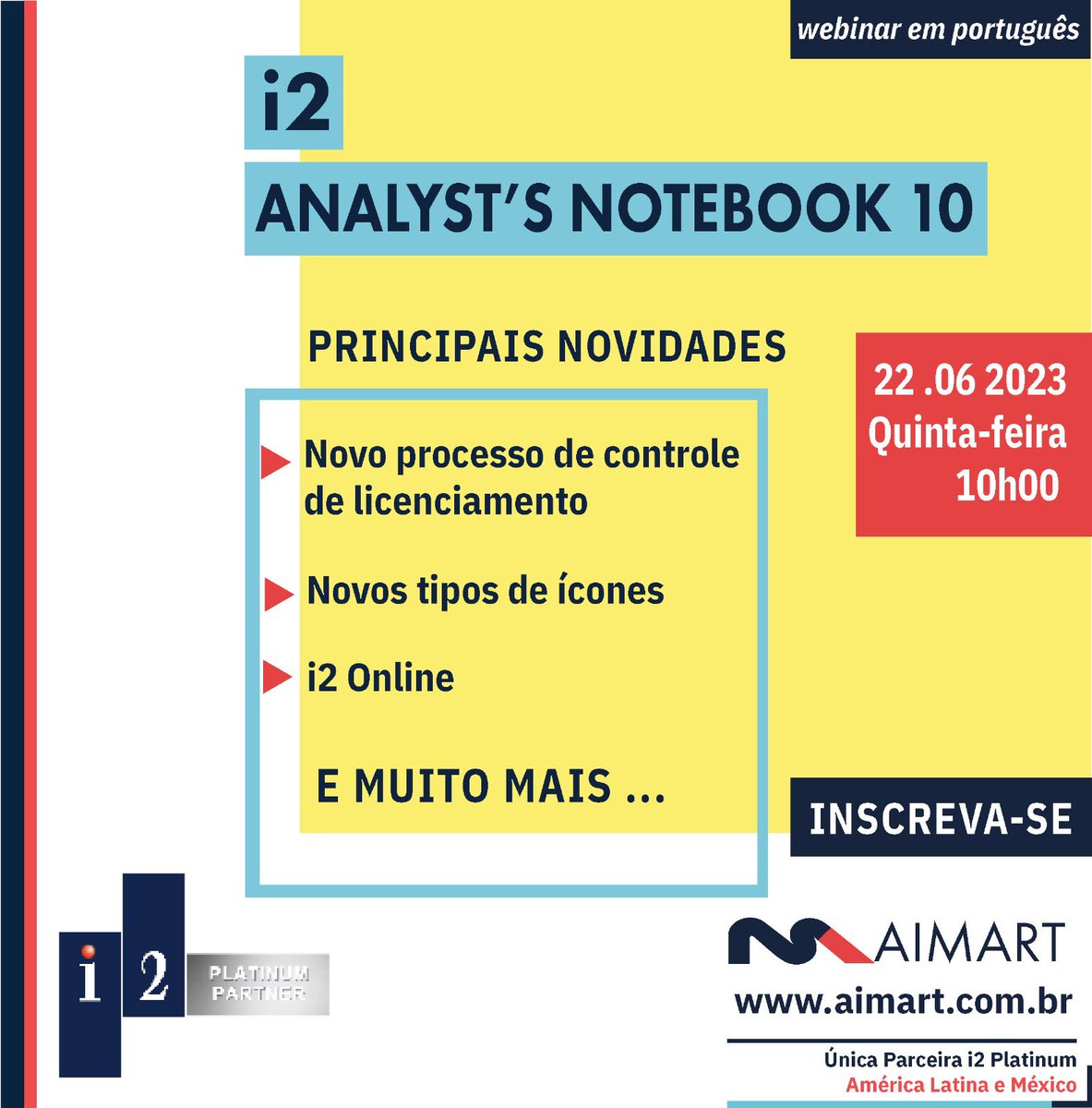 mariajuliabritt's tweet photo. Não Perca as Principais Novidades do i2 Analyst´s Notebook 10
https://t.co/oWTqw0Evhj
#i2Group #Harris #HarrisComputer #i2UTC2023 #i2 #investigacao #fraude #ministeriopublico #ssp #policia #i2GroupPartnerAdvisoryBoard #suítei2 https://t.co/FZ2gkBAcEk
