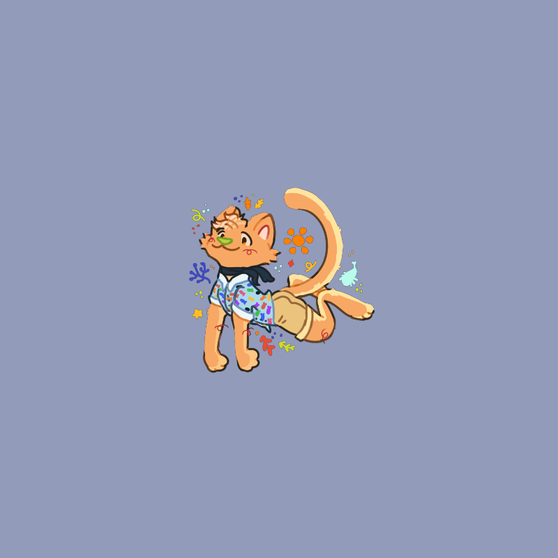 Gwynieve's tweet photo. @DynaVera_ My dummy orange cat without a proper ref ahahaha. 
Thanks a gazillion for the opportunity and hope you have lots of fun with whoever you settle on!!
https://t.co/qUrKGxbmID https://t.co/JEZ3un5uyy