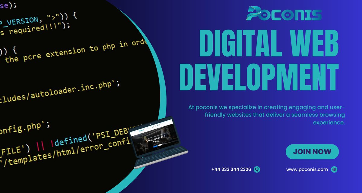 poconis's tweet photo. Poconis Web Development is a premier web development company that offers top-notch web solutions to help businesses achieve their online goals. With a team of highly skilled developers, designers, and marketers, Poconis Web Development provides custom web design, e-commerce devel https://t.co/IH4lOQzHXU