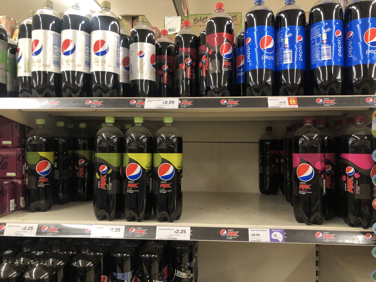 So much for the sugar tax. The sugar free Pepsi is more expensive than the one full of sugar. Come on ⁦<a href="/sainsburys/">Sainsbury's</a>⁩ sort it out