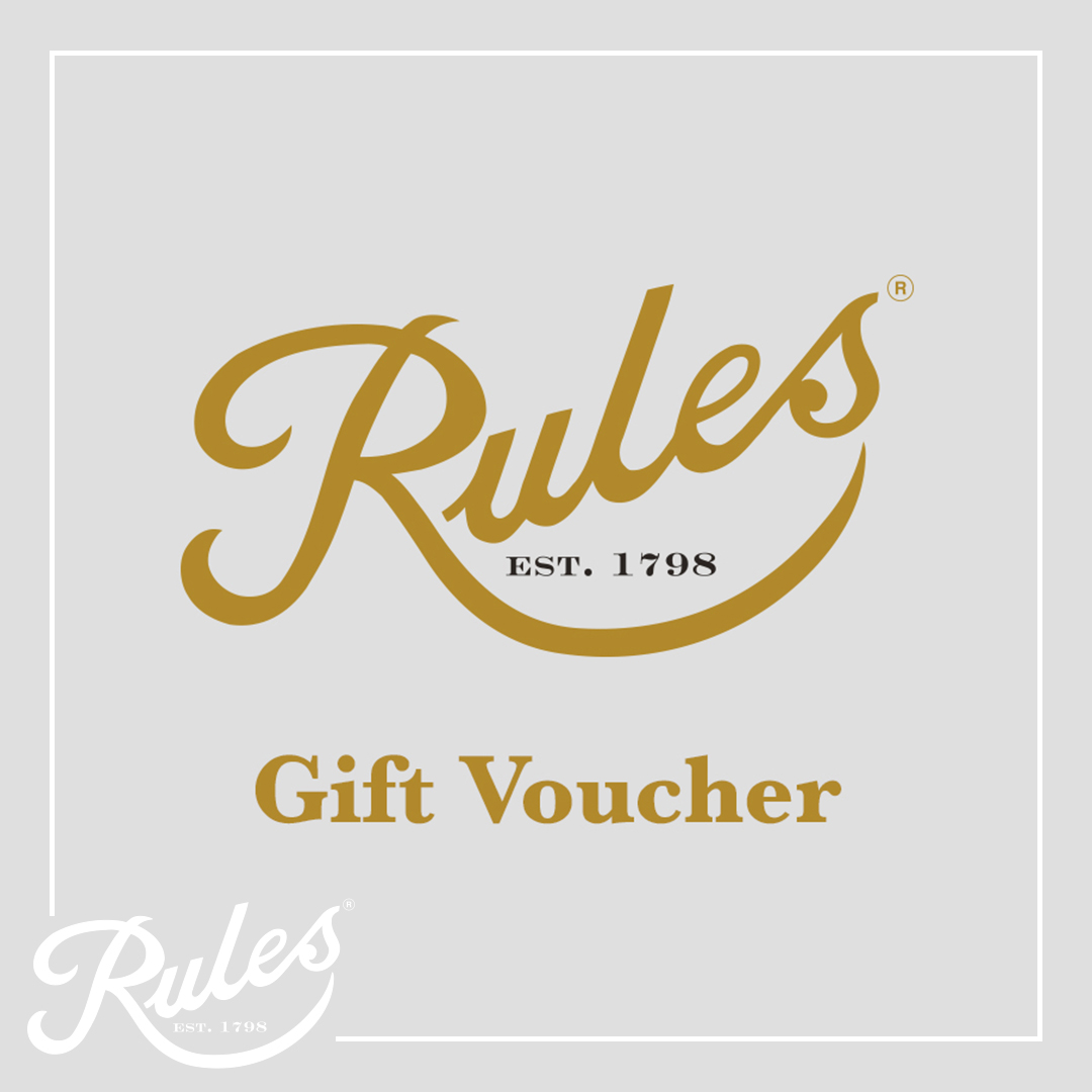Give the gift of Rules this Fathers Day 🎁

Rules Gift Vouchers available to order online then sent direct to your inbox so you have available for Sunday.

Link to shop: rules.co.uk/shop/
