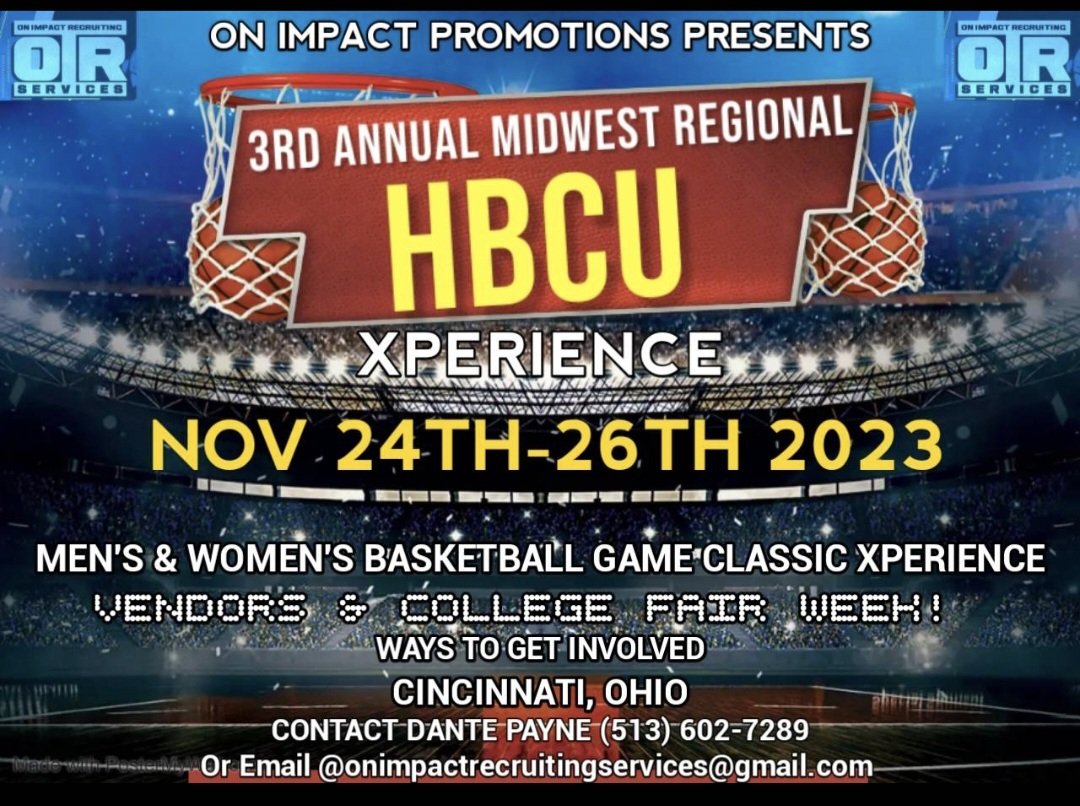 Heres 4 Major HBCU Events Coming Real Soon To The City Of Cincinnati, OH Mark Down On Your Calendar @HBCUSports @HBCUSportsCente @hbcu @HBCUBuzz @IamCPS @WWHSTRIBE @VikeNation