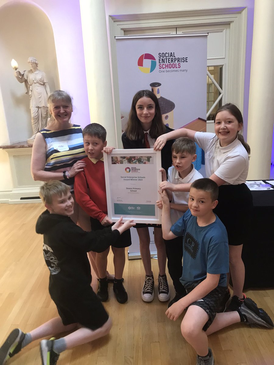 MissTaylorDPS's tweet photo. What an amazing day at #SEAawards2023! Both our p7 and p7/6 classes were rewarded for developing their enterprise skills in their respective businesses - Prep for Prom and The Inclusion Crew ! https://t.co/NTvPyWMvVw