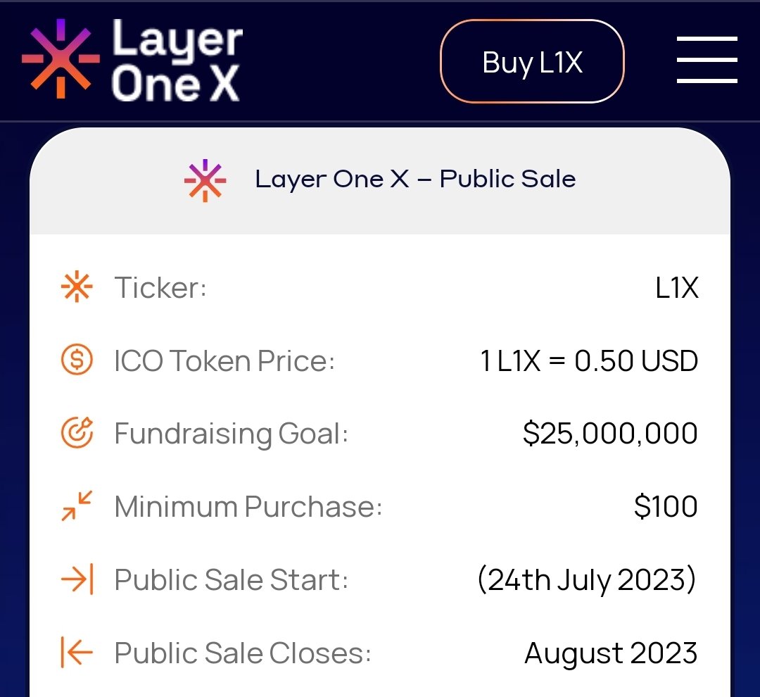 @NeoTokyoCode So good to hear about @LayerOneX features and benefits from their Team.
Private sale concluded. 
Linktr.ee/layeronex
Whitepaper V2 due very soon, and the Public Sale date has been announced.
#interoperability #L1X