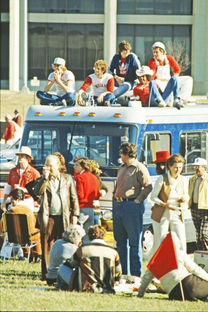 79 days! From 1979, a tailgate outside The Rock. #iufb #LEO