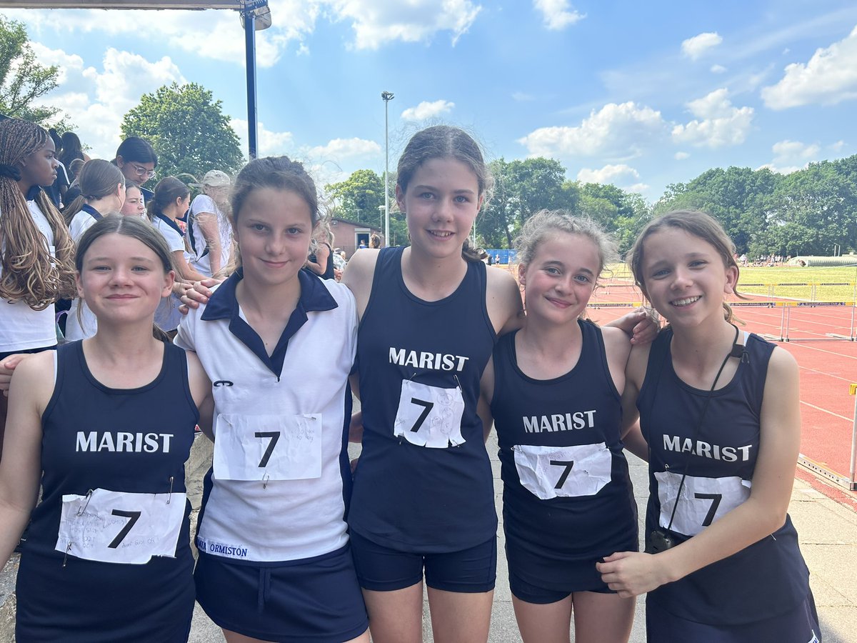 Such a busy afternoon of U13 District Athletics, literally only managed 1 photo 🤦🏻‍♀️ Congratulations to all of our competitors, many of whom were competing for the very first time in an event of this nature! Brilliant exposure to a range of activities! Well done! #MaristAthletics