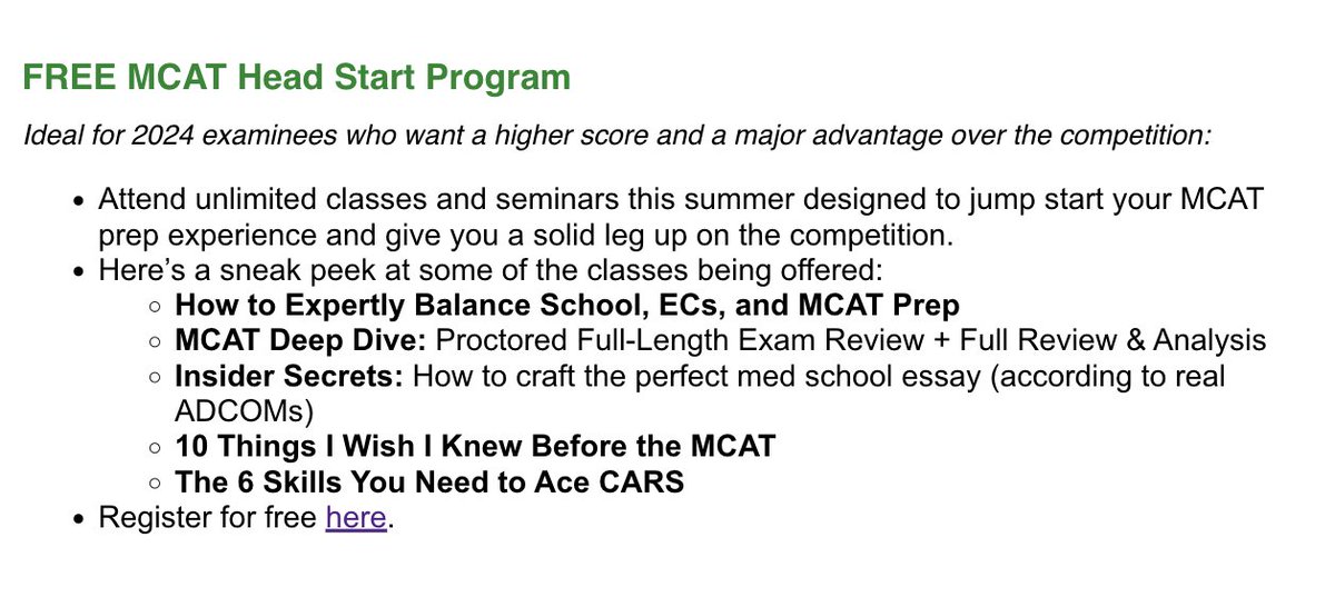 NU PreHealth tweet media