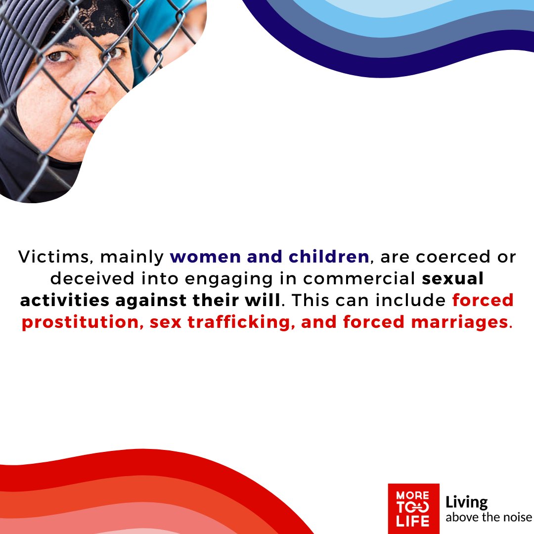 Conflict in the Middle East increases vulnerability to sexual exploitation, especially among displaced populations, due to poverty, social system breakdown, and trafficking. #endhumantrafficking #MoreTooLife