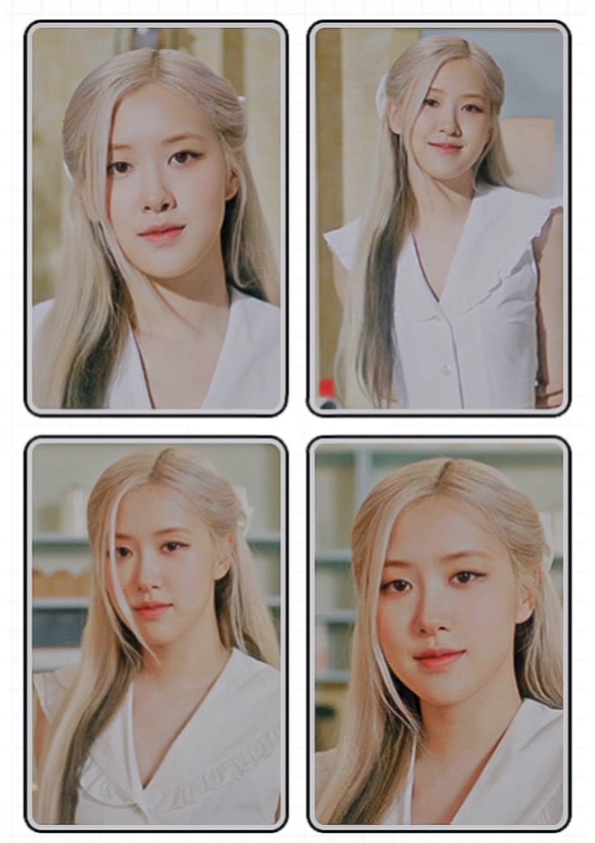 ROSÉ’S 💗 on Twitter "RT roses_chipmunk Bakery Rosé cards on BPTG! 🤍 ROSÉ 로제"