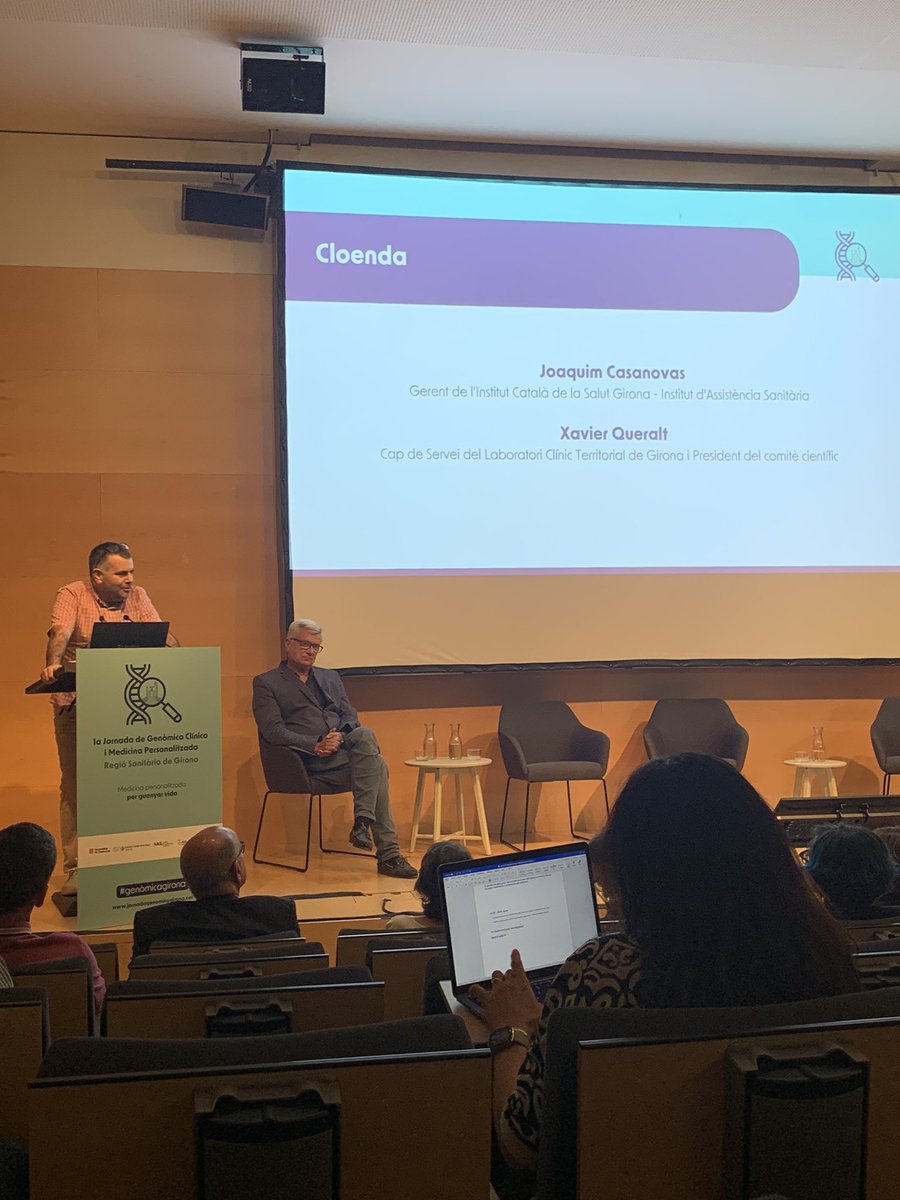 iramos89's tweet photo. Acabant la primera Jornada de #genomicagirona 👏🏽👏🏽👏🏽 https://t.co/gsGqX7WCl2