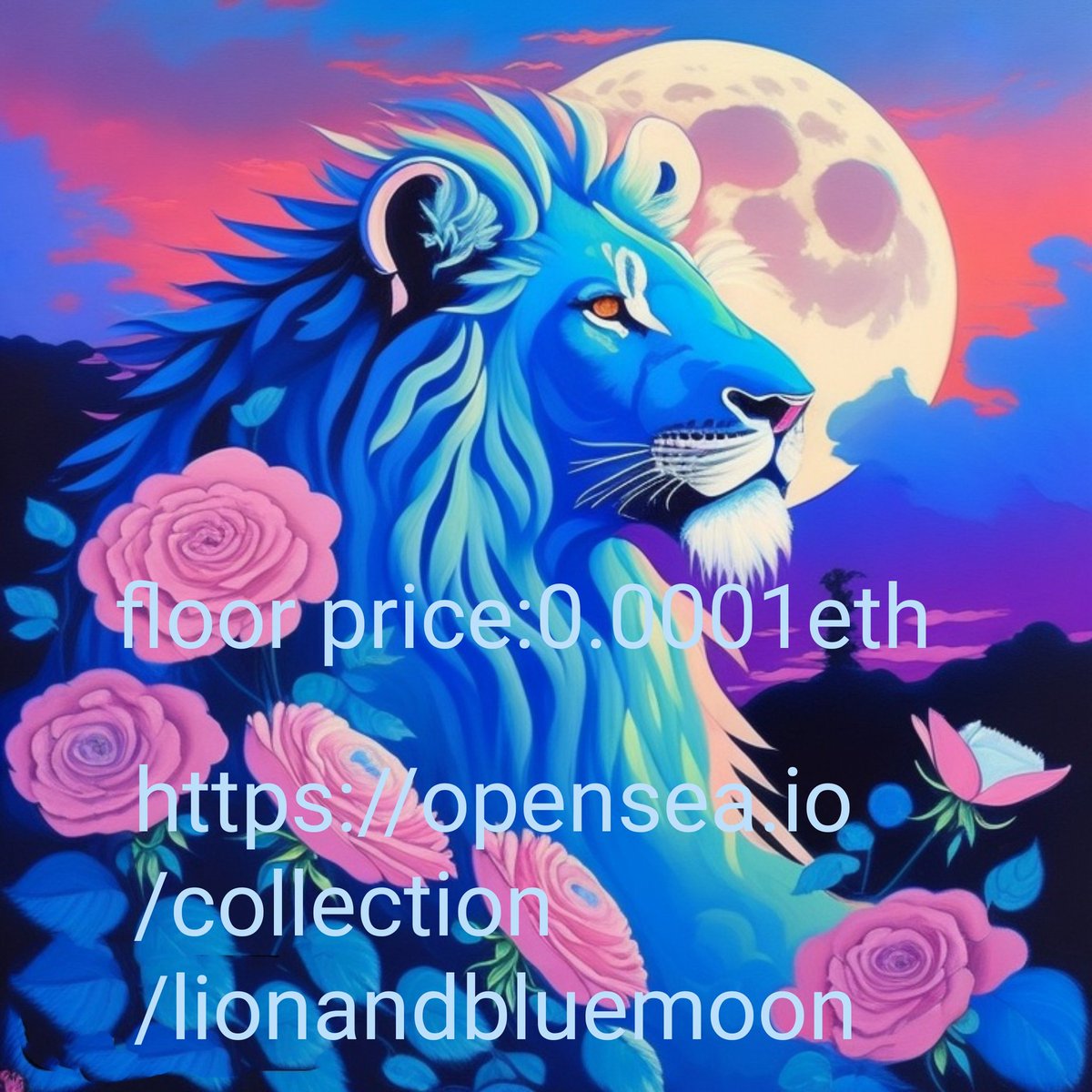 #NFT 
#NFTCommunity 
#NFTCommunity 
#NFTCollection 
#nftcollectors 
opensea/collection/lionandbluemoon