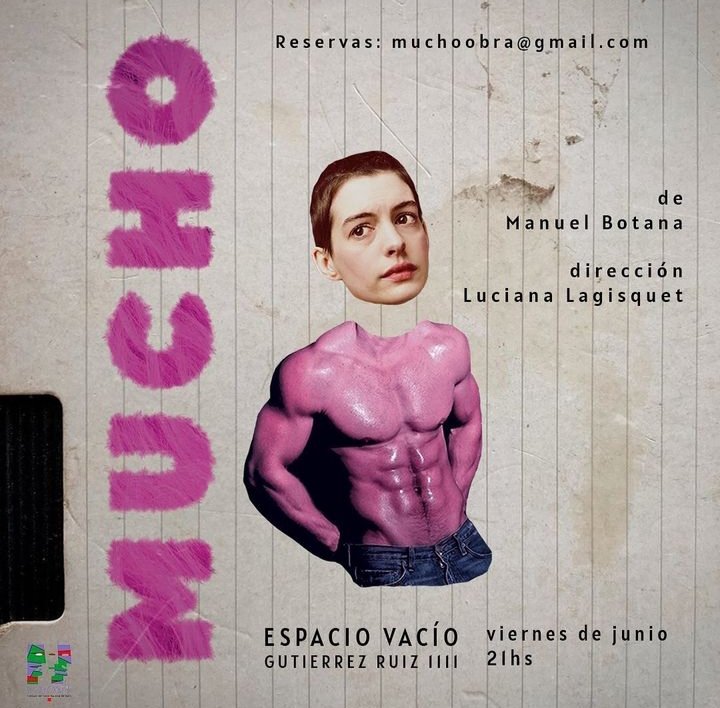 Vamos a estar hablando de la obra de teatro «Mucho» junto al actor y escritor de la obra Manuel Botana. Se estará presentando todos los viernes de junio a las 21 hs en El espacio vacío (Héctor Gutiérrez Ruíz 1111)