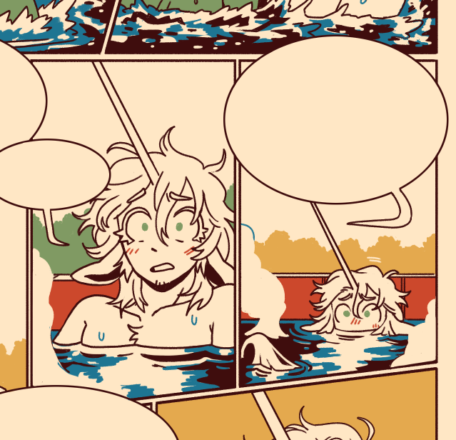 here's a few more cute previews of the early pages ;)