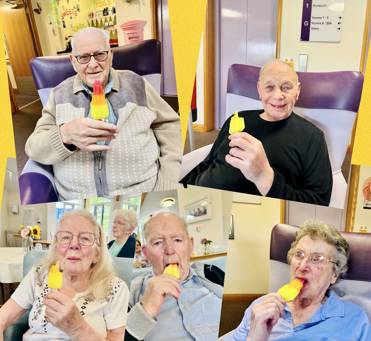 Enjoying the sun and some ice lollies of course to keep cool 🌞🍨🍦😄🥰#thursdayvibes #chilling #garden #sunshine #keepingcool #hydrate @Dawson_Lodge @AnchorLaterLife @AnchorJobs