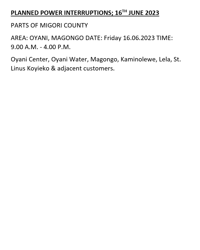 Kenya Power tweet media