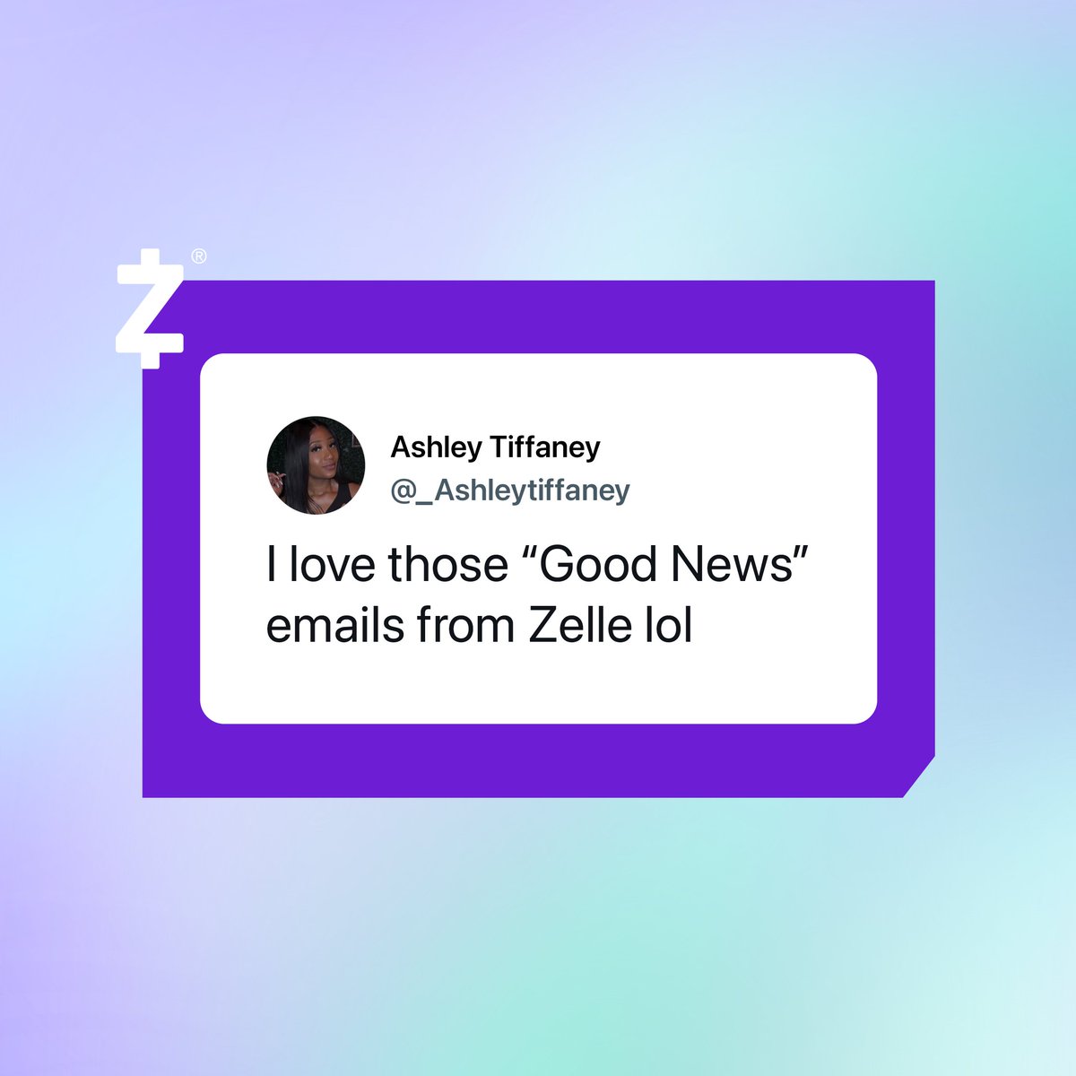 Zelle's tweet photo. Zelle payment emails >>>
#EmailWeek https://t.co/lTj6SiENpj
