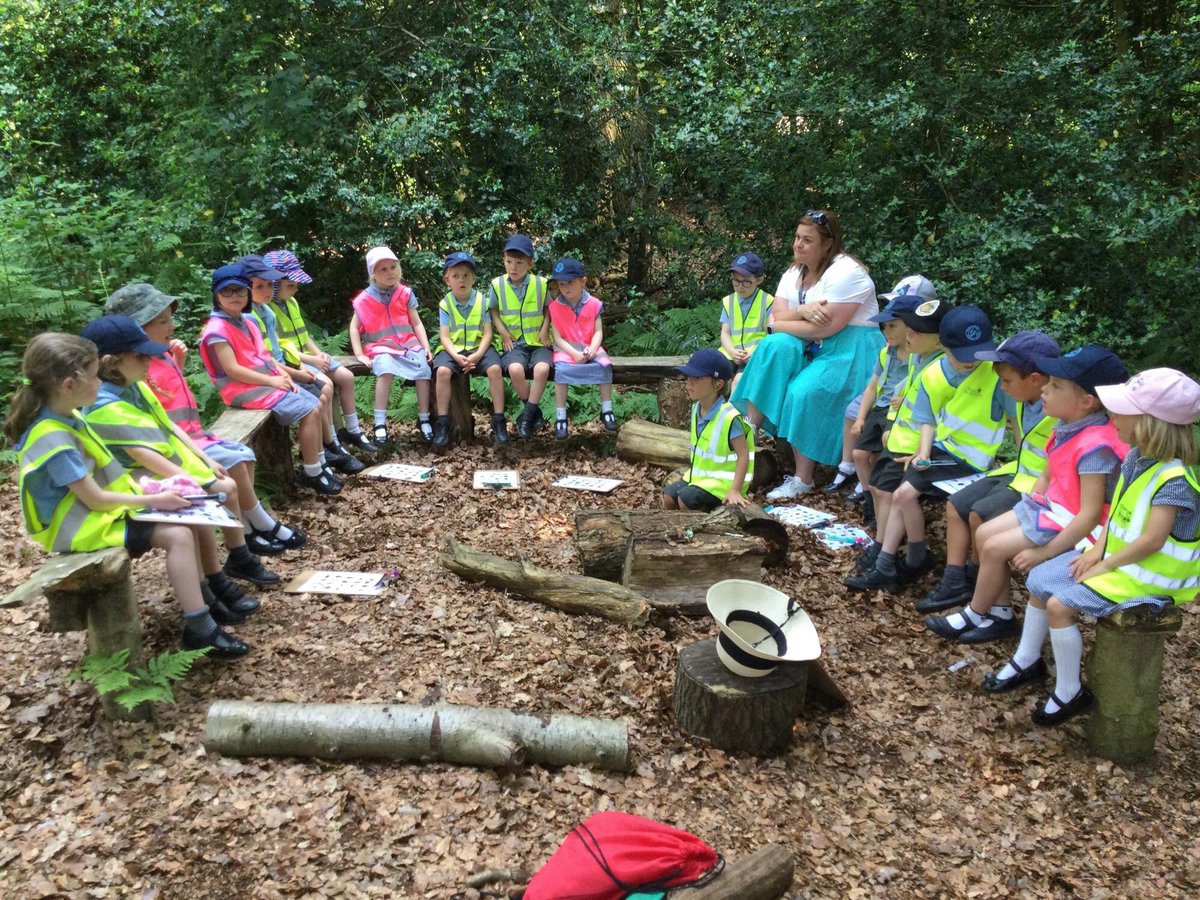 Nothing quite like some shade in the woods on a hot sunny day #eyfs #outdoorlearning