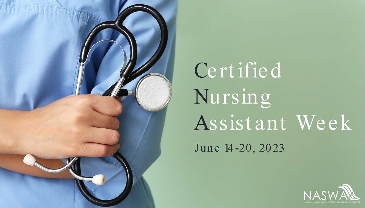 NASWAORG's tweet photo. Celebrate #CNAWeek!

We're showing our appreciation to Certified Nursing Assistants who make a difference in the lives of those they care for.

Stop and say thank you to your local CNAs this week &amp; spread the love!

#CNAWeek2023 | #NASWA https://t.co/Zr7EuTwROv