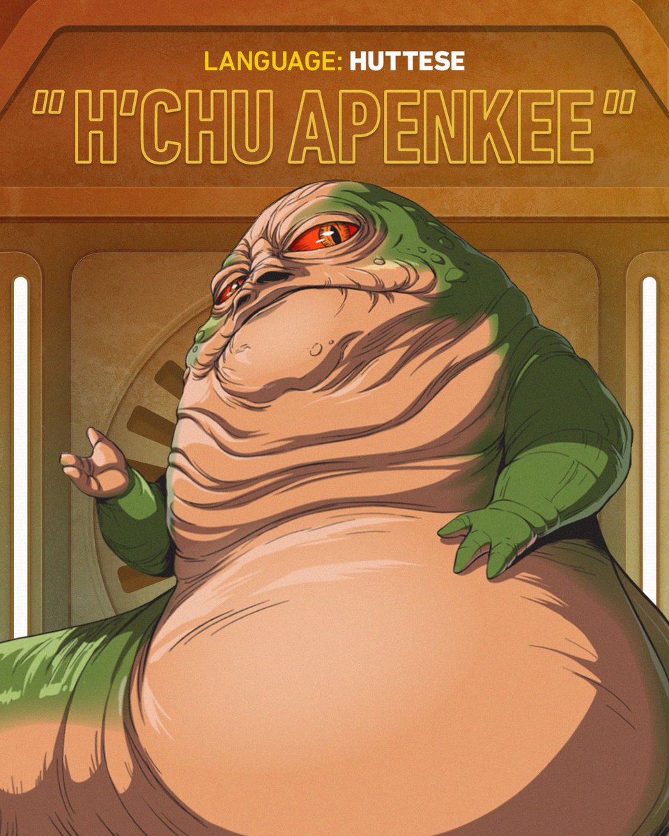 starwars's tweet photo. Hello there. 

Ready for a language lesson? Here's how to say “hello” in different languages in the galaxy. https://t.co/aeU58iMZQE