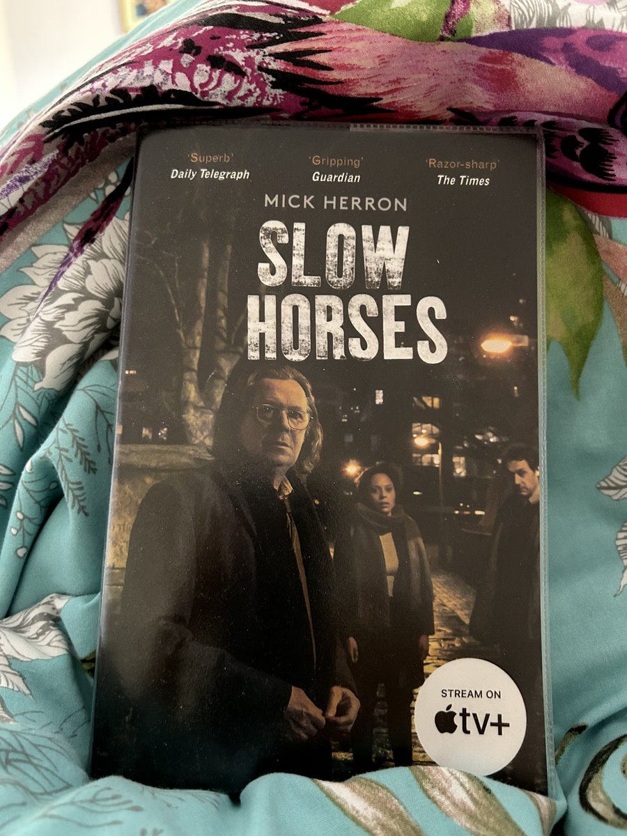 @goodreads Just started this because I loved the tv show so much #slowhorses