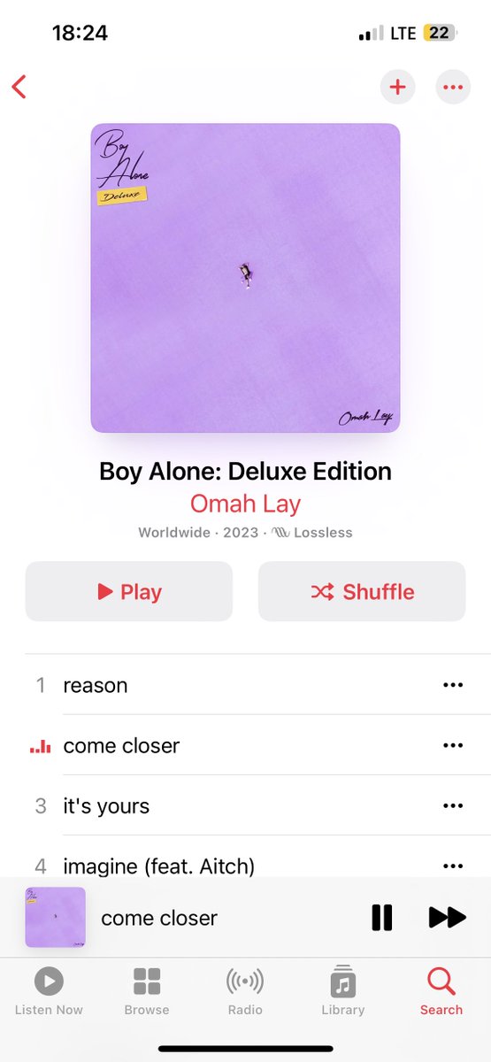 Omah Lay “Boy Alone” Deluxe is out now
