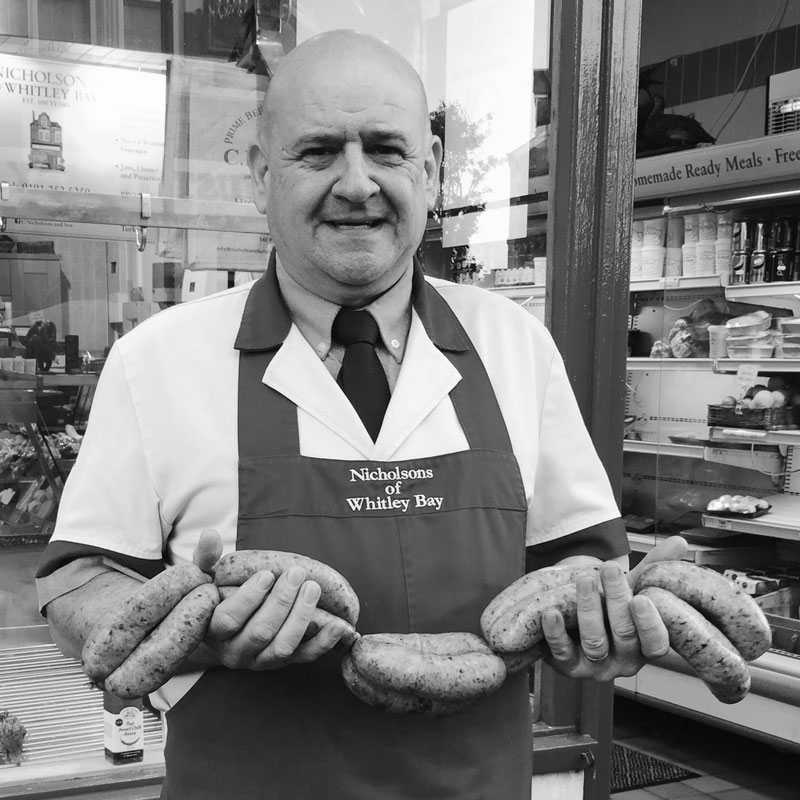 Andy has been at Nicholson’s for 5 years but has been a butcher for 38 years! Andy takes care of most of our beef butchery – hand butchering all the beef into the joints and steaks you take home! - #nefollowers #meettheteam #butcher ow.ly/SuOW30seWj1