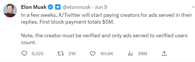 xerocooleth's tweet photo. Elon Musk is going to unlock $5m in creator rewards
And here's how bots are gearing up to steal it all ๐คฏ
Share so he can see
(1/6)๐งต๐ https://t.co/E9pvnsglm2