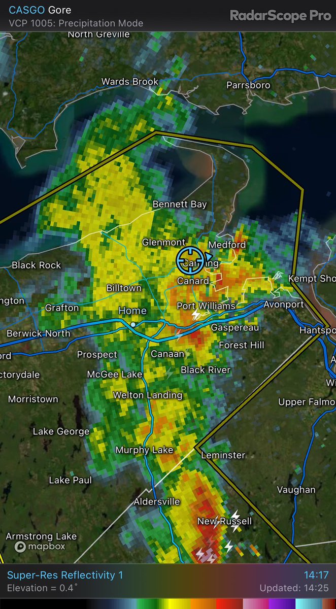 Lots of thunder in Canning NS. #nsstorm #nswx