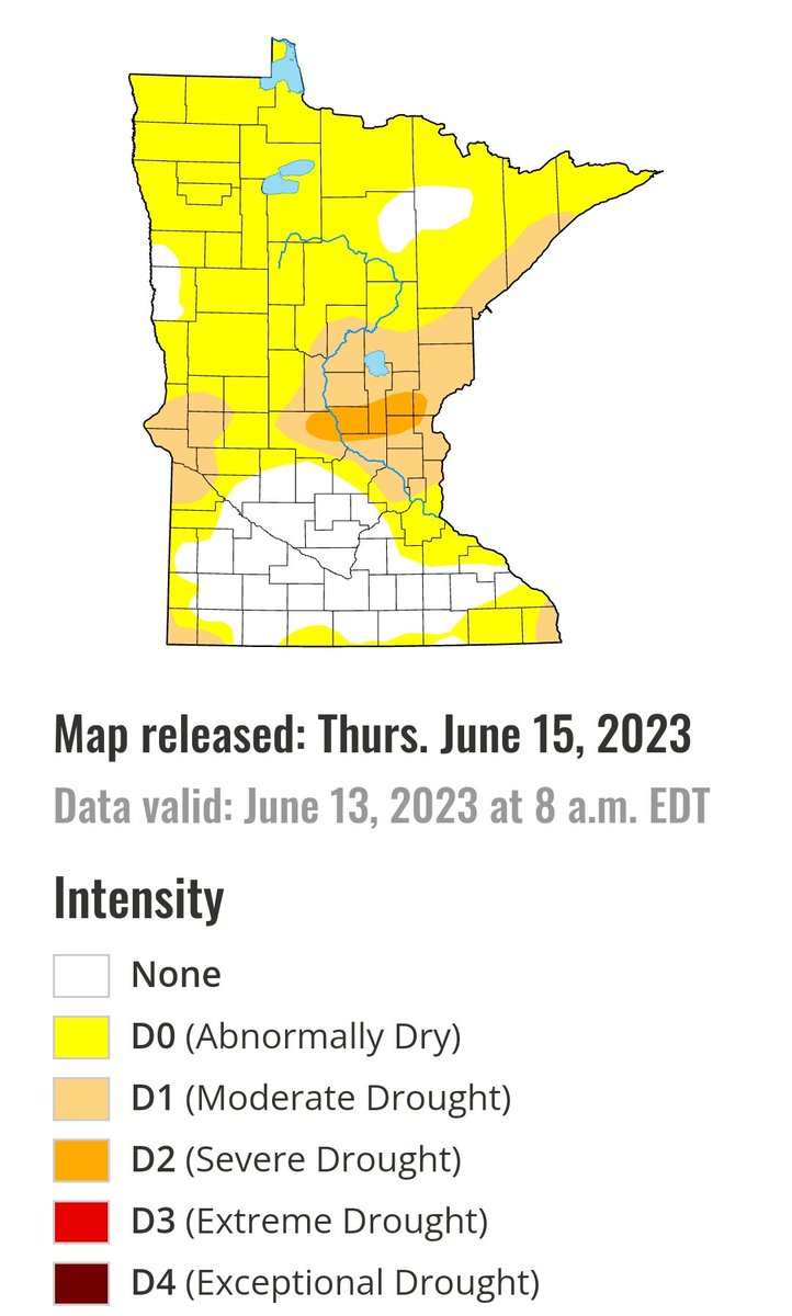 Granite City Weather on Twitter "The new drought monitor shows an area