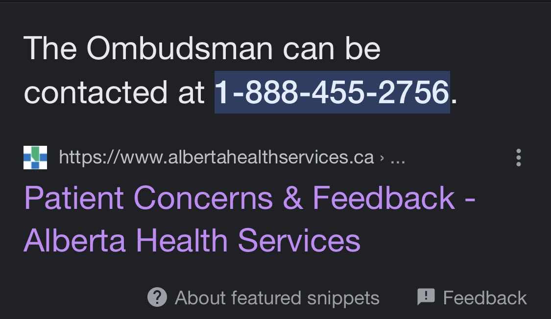 Call Alberta Ombudsman at 1-888-455-2756. #CovidIsAirborne and all lives deserve protection. 😷 #N95sSaveLives #CleanAirTechNow #DoNoHarmAHS