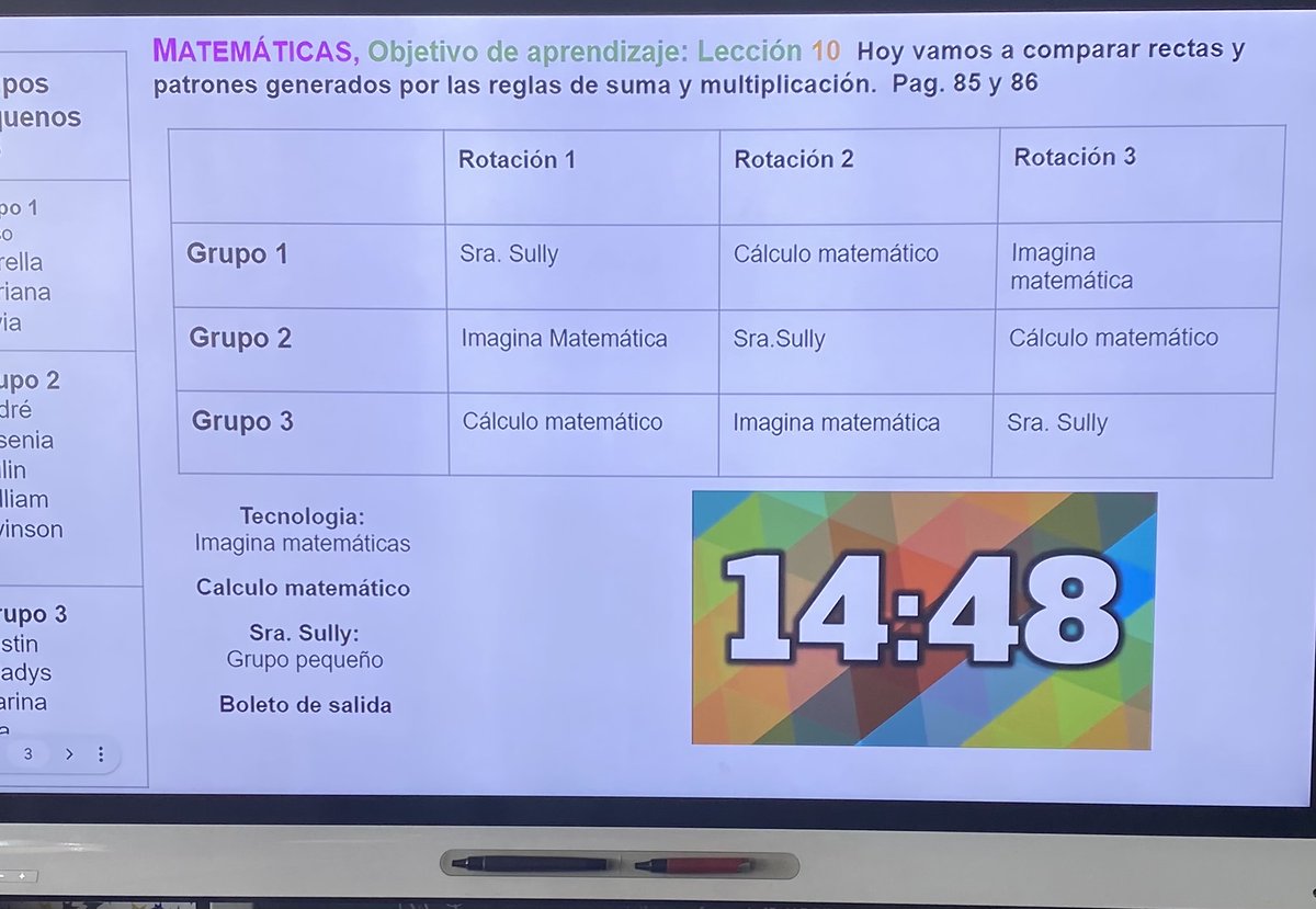 Ms. Sully's Gr 5 Dual Language learners are finishing the year strong with individualized feedback/support and collaborative stations during Math small group instruction @pvdschools @LucyElizondo123 @engage_learning #DualLanguage