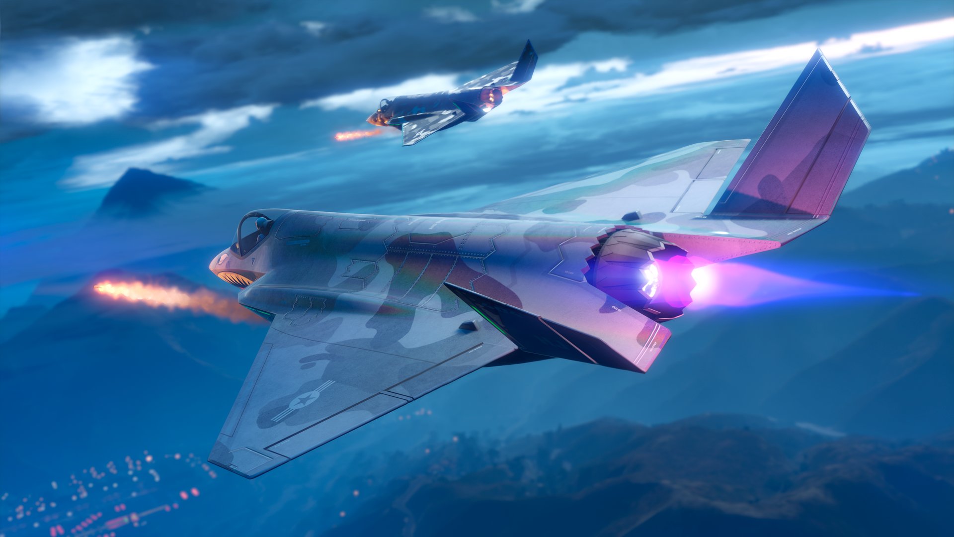 Rockstar Games on Twitter: "The stealth-capable F-160 Raiju fighter jet ...