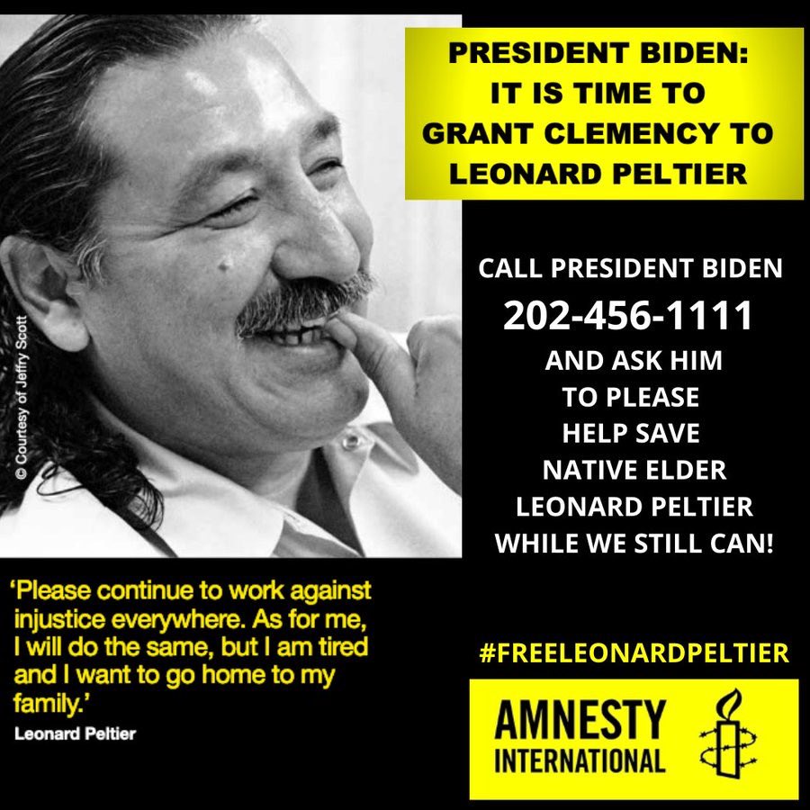 🖤 💛 🖤 💛 🖤 💛 🖤
Respectfully President @JoeBiden
Please #FreeLeonardPeltier
➖ Thank You