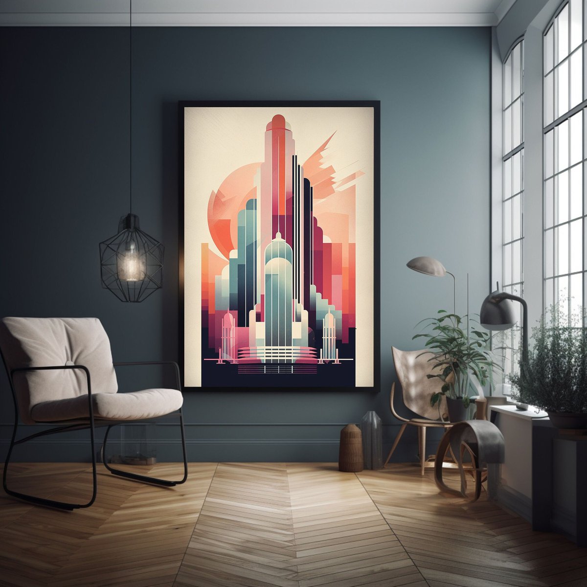 Excited to share the latest addition to my #etsy shop: Vibrant Art Deco Canvas - Step-Back Skyscraper with Contrasting Colours, Classic Design, Stylish Wall Hanging etsy.me/3XbqVuP #modernwallart #uniquehomedecor #contemporarydesign #vintagestyle #homegift #art