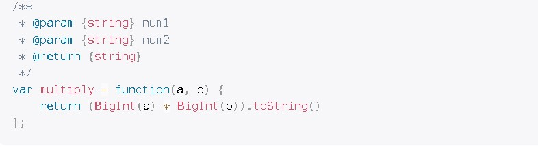 cordial_shubh's tweet image. #365dayscodingchallenge
Day 47 of 365 (Multiply String -Javascript -m Leetcode) #consistent #leetecode #hackerrank #codechef #hackerearth #javascript #python #java #dsa
Ig: cordial_shubh