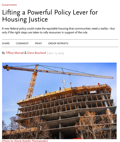 At TCM, we genuinely believe that housing is a right for all.

This week our CEO and president, <a href="/DrTiffanyManuel/">Tiffany Manuel</a> and <a href="/dbourland/">Dana Bourland</a>, share their insights on the new federal policy aimed toward equitable housing and how CaseMakers should activate this momentum.