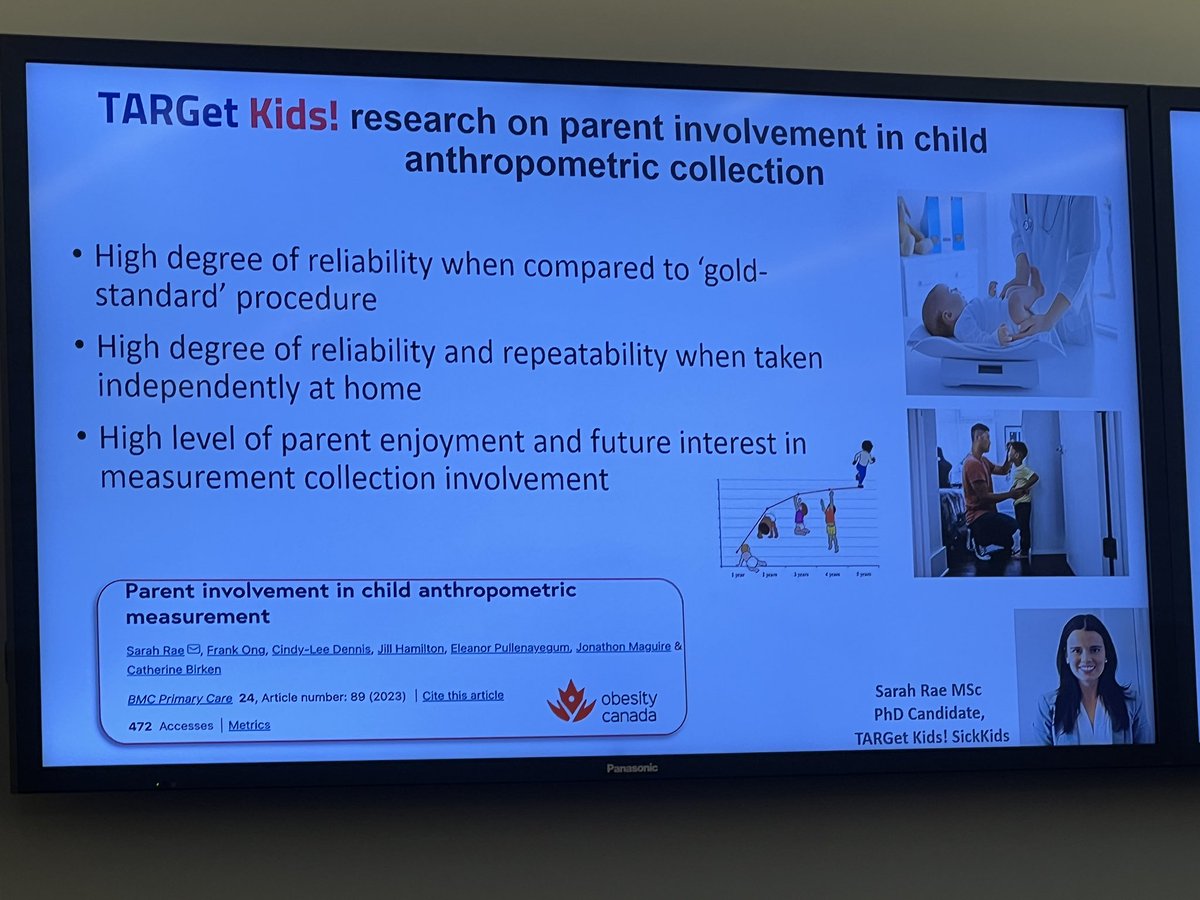 @BirkenCatherine also showcased the work of @TARGet_Kids in the @LeongCentre event. Key messages from these studies on child growth and screen use are that environmental factors are key to understanding and implementing effective interventions for families