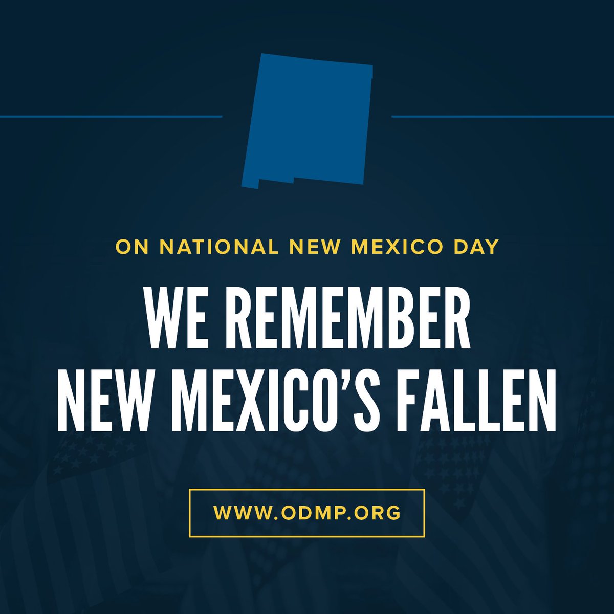 Today is National New Mexico Day. In honor of this, ODMP recognizes those officers that made the ultimate sacrifice while serving and protecting the citizens of New Mexico.

Full biographies for each of these fallen heroes can be found at: odmp.org/search/browse/…