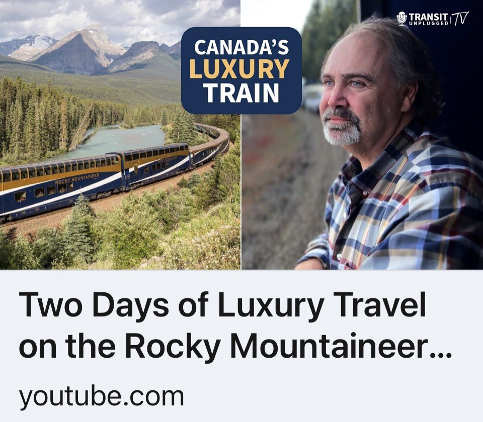 Two Days of Luxury Travel on the Rocky Mountaineer Train youtu.be/OH3vU2WP89U via <a href="/YouTube/">YouTube</a>