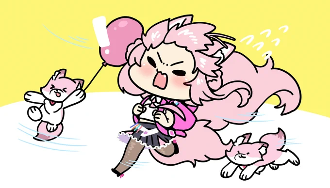 strong wind~ #こよりすけっち