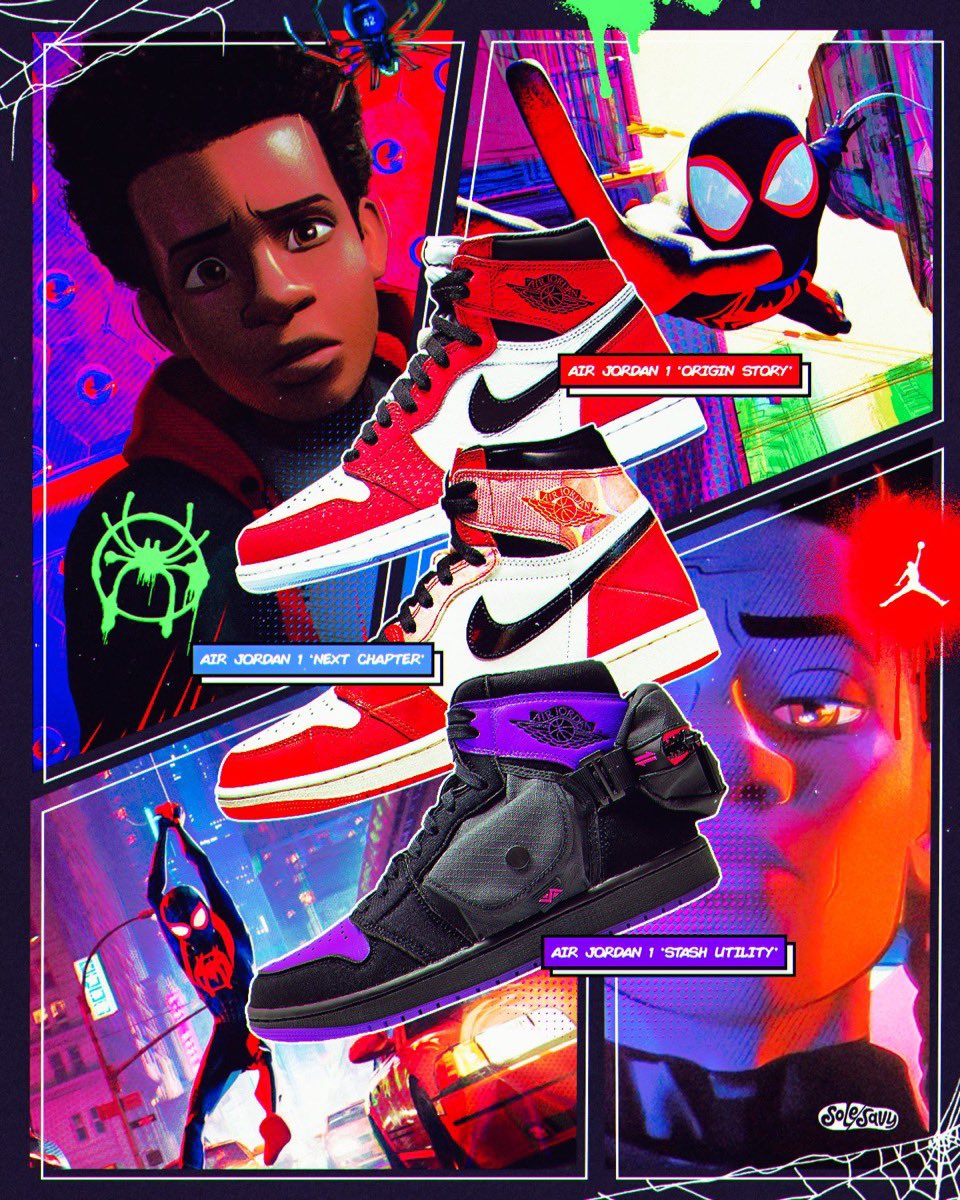 100足限定のF&Fモデル Spider-Man × Nike Air Jordan 1 “Stash Utility”が公開。［スパイダーマン スパイダーバース ナイキ スニーカー AJ1 エアジョーダン1 スタッシュ ユーティリティ］
uptodate.tokyo/spider-man-x-n…
