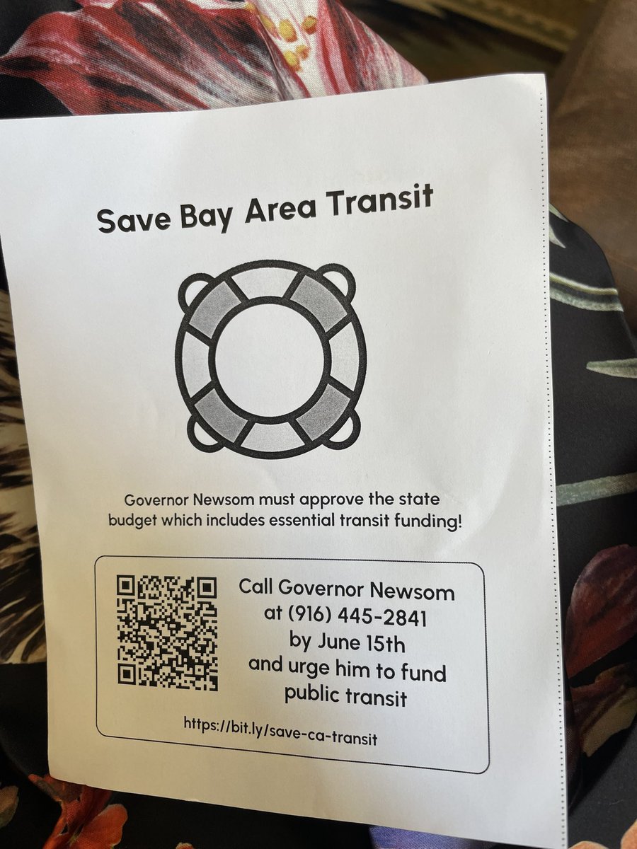 Just called @GavinNewsom to urge him to approve the budget, including transit funding.📞

Also called @SenToniAtkins @AsmRobertRivas @PhilTing @NancySkinnerCA @RendonAD62 to thank them for fighting for transit. It felt like a small gift to their staffers to have one easy call.☺️