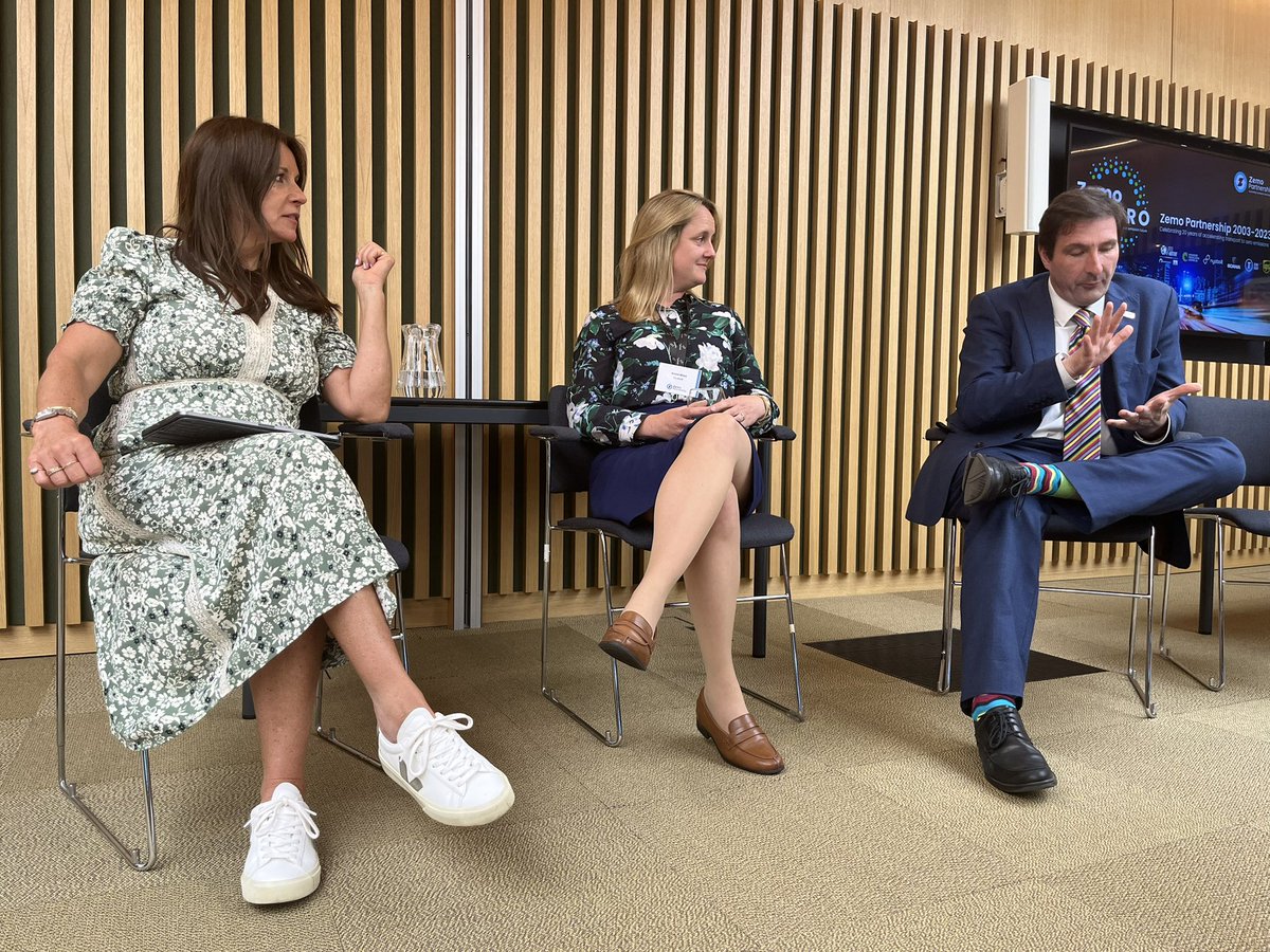 nyobolt's tweet photo. An interesting ‘Battery Question Time’ session @Zemo_Org 20th Anniversary conference, with our Head of Strategy @_annamwise, chaired by @GinnyBuckley at @ElectrifyingCom and Prof. Dave Greenwood from the Warwick Manufacturing Group. #batteries #fastcharging #ev #Zemo20Zero https://t.co/soZrBoK3rV
